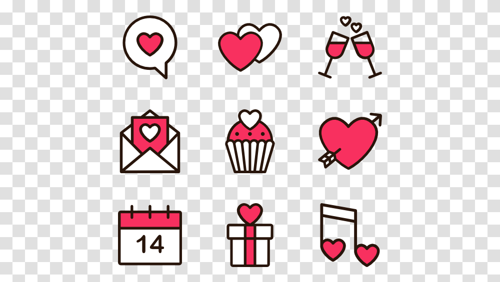 Ai Vector Love Icon, Heart, Number Transparent Png