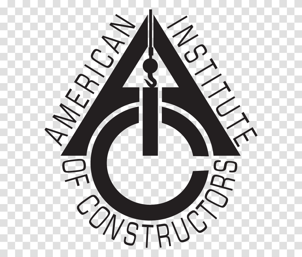 Aic Ce Logo American Institute Of Constructors, Triangle, Stencil Transparent Png