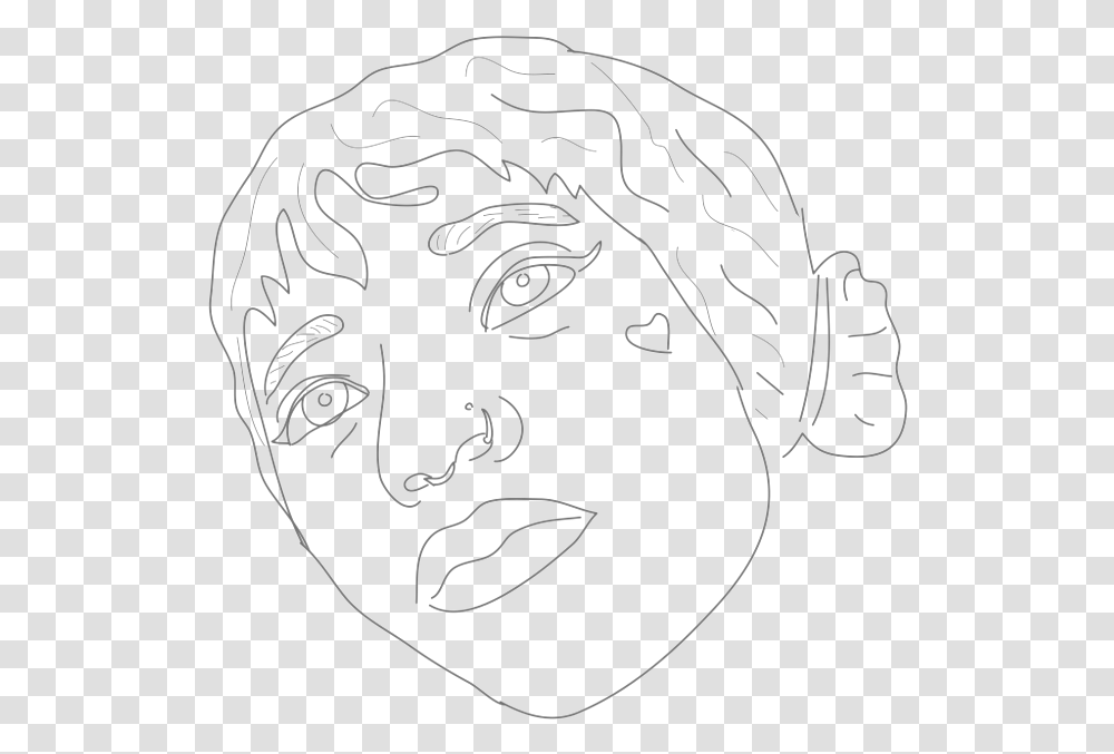 Aida Riddle Sketch, Face, Drawing Transparent Png