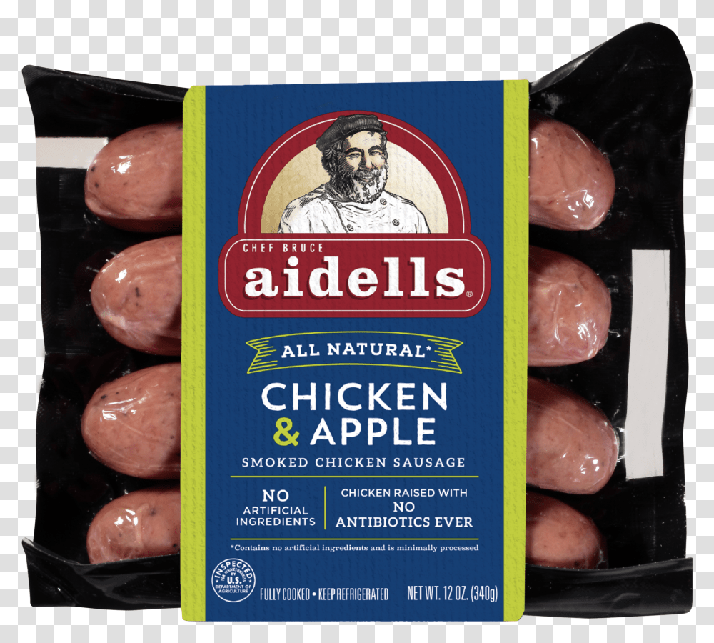 Aidells Smoked Chicken Sausage, Person, Sweets, Food, Finger Transparent Png