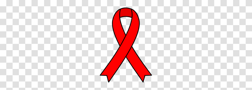 Aids Red Ribbon Clipart, Word, Logo Transparent Png