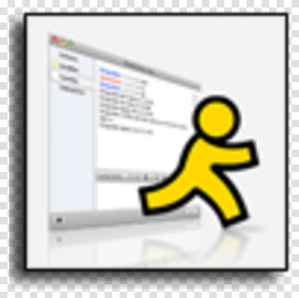 Aim For Mac Aol Instant Messenger Icon, White Board, Advertisement, Poster, Paper Transparent Png