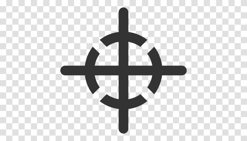 Aim, Weapon, Cross, Silhouette Transparent Png