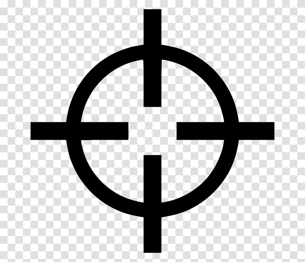 Aim, Weapon, Cross, Stencil Transparent Png