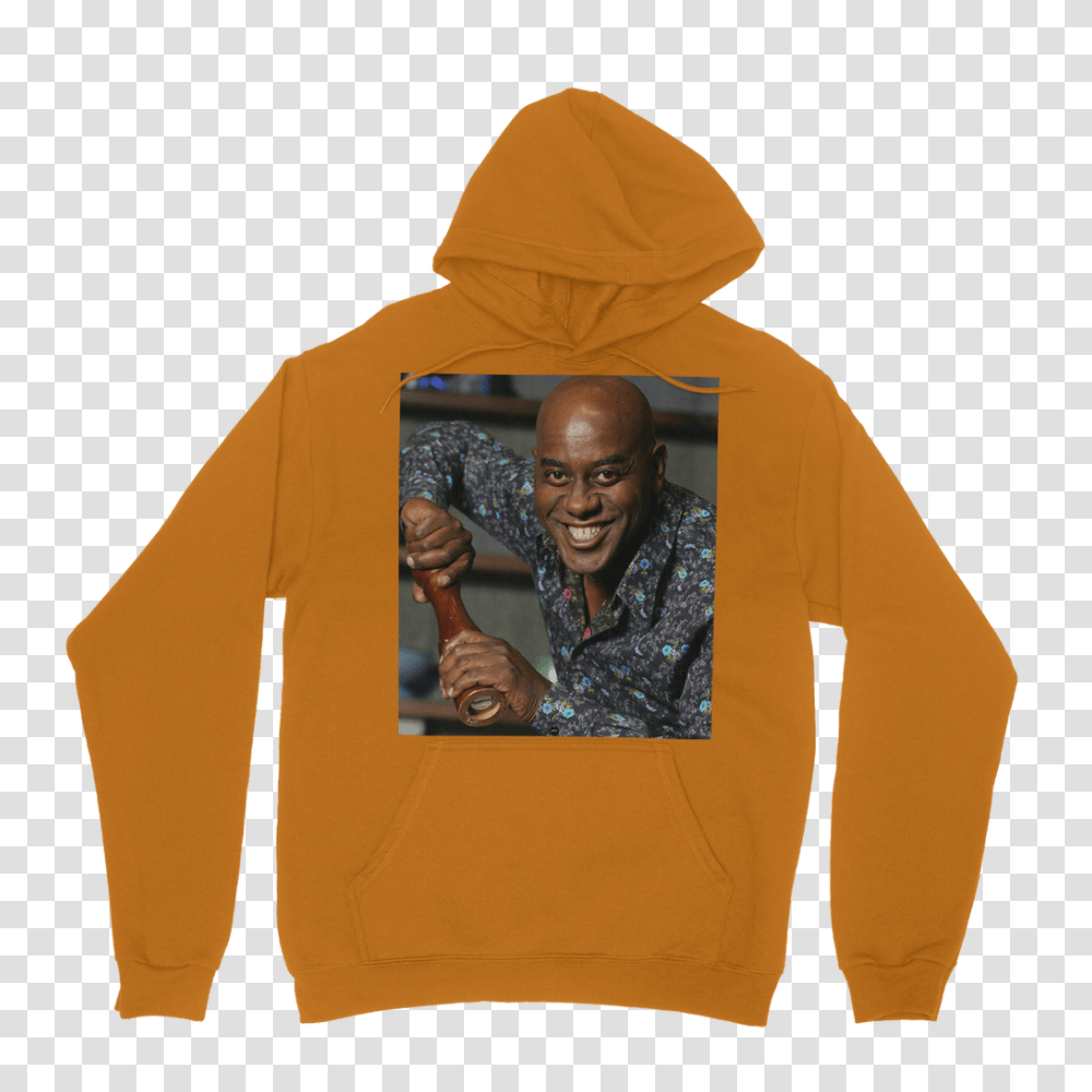 Ainsley Harriott Ufeffclassic Adult Hoodie, Apparel, Person, Human Transparent Png