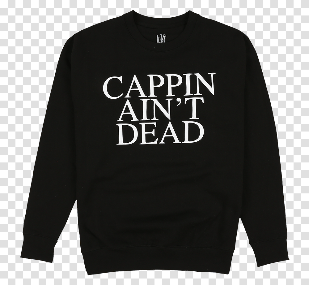 Ain't Dead Crewneck Black Foster The People Shirt, Clothing, Apparel, Sleeve, Sweatshirt Transparent Png