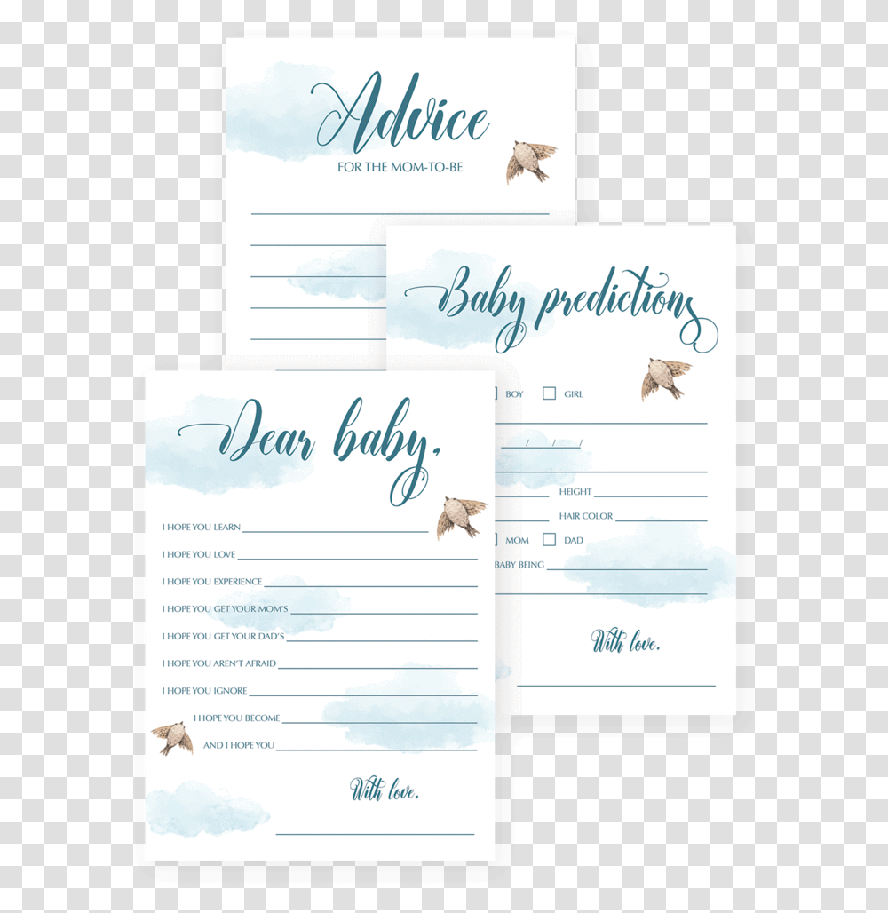 Air Baby Shower Games Printable By Littlesizzle, Page, Handwriting, Paper Transparent Png