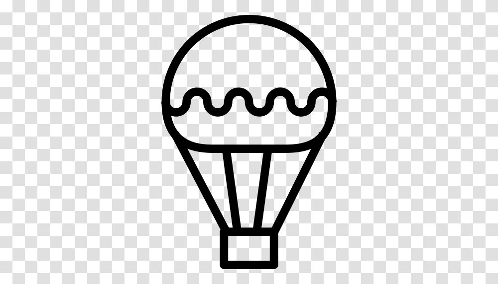 Air Balloon Air Balloon Balloon Icon With And Vector Format, Gray, World Of Warcraft Transparent Png