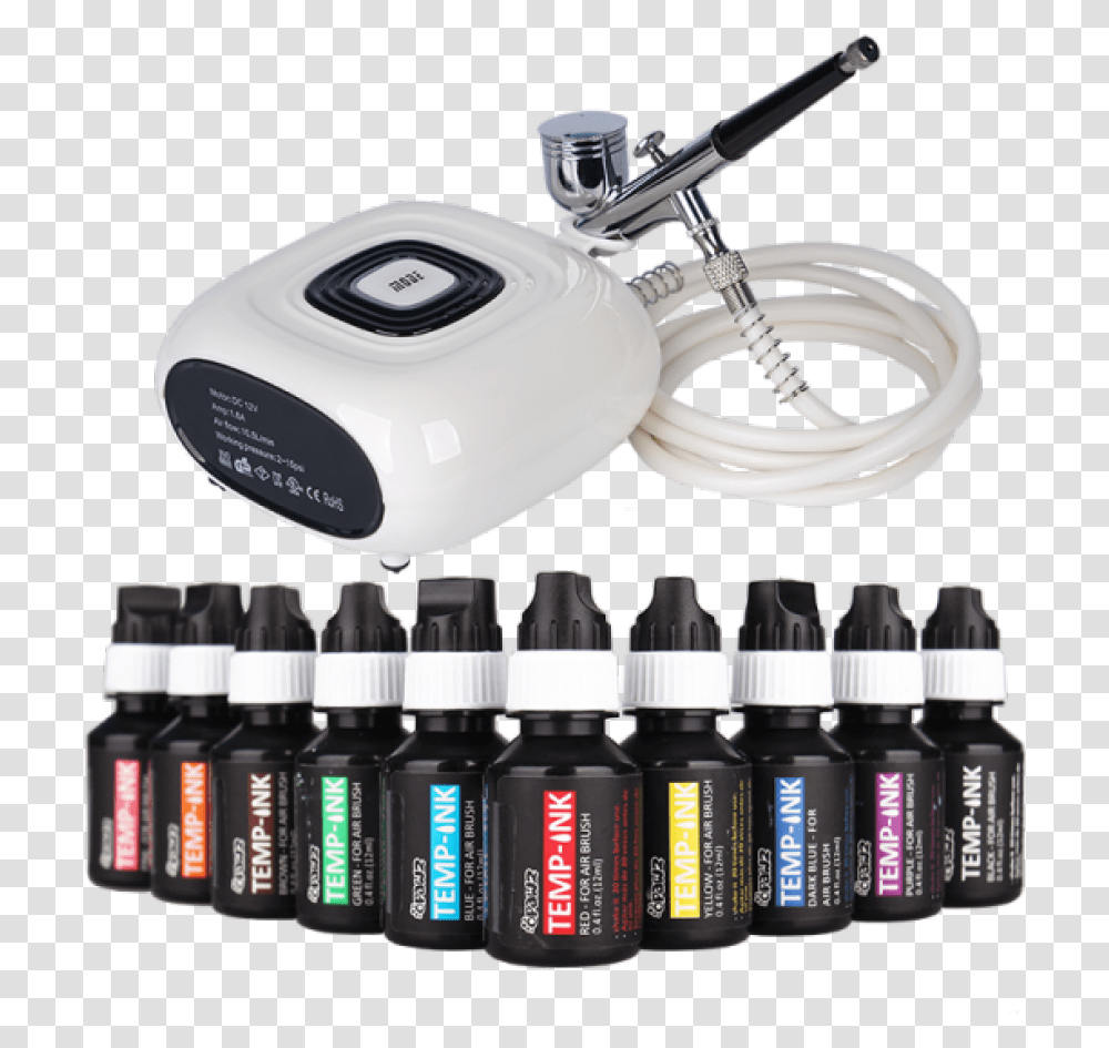 Air Brush Ink, Bottle, Steamer, Marker, Adapter Transparent Png