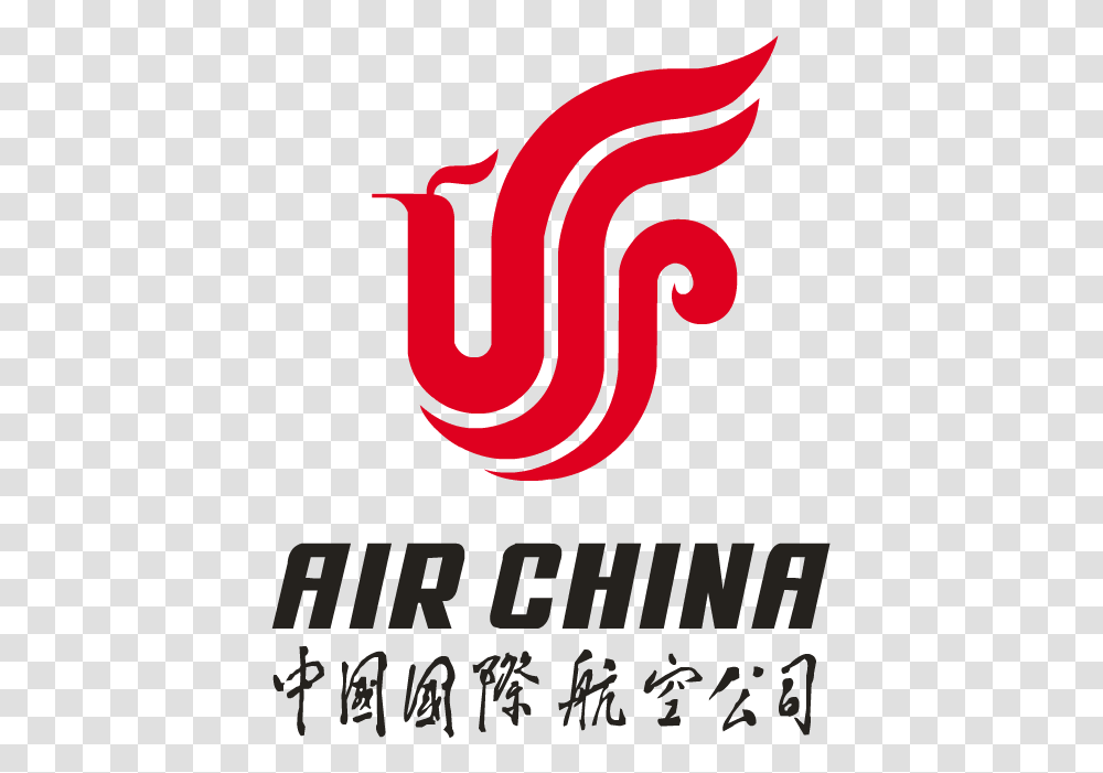 Air China Airlines Logo, Poster, Advertisement, Label Transparent Png