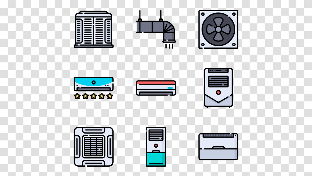 Air Conditioner Air Cooler Icon, Label, Appliance, Window Transparent Png