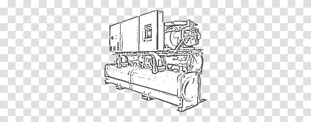 Air Cooled Chiller Rental In Ct Horizontal, Machine, Engine, Motor, Truck Transparent Png