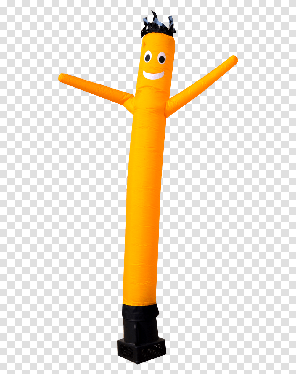 Air Dancers Inflatable Tube Man 6ft Yellow Inflatable Man, Cross, Machine, Axe Transparent Png