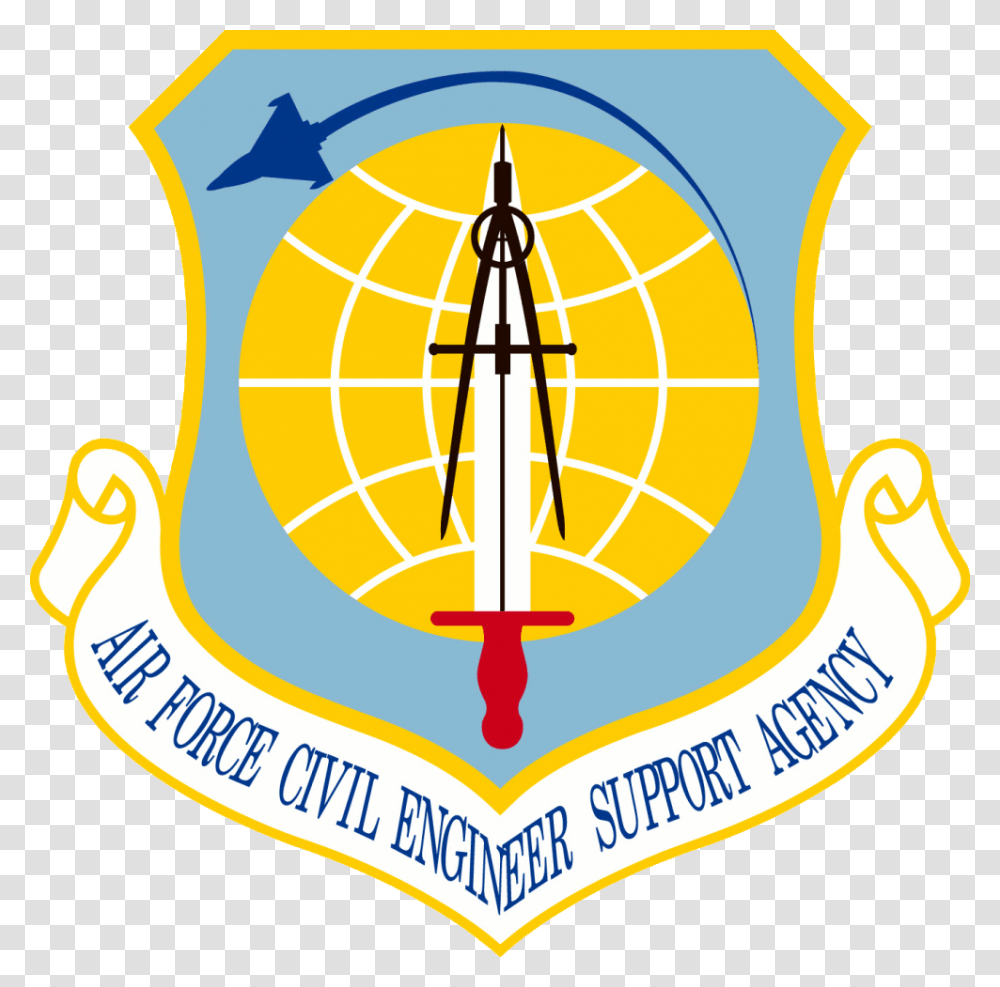 Air Force Civil Engineer Support Agency, Emblem, Logo, Trademark Transparent Png