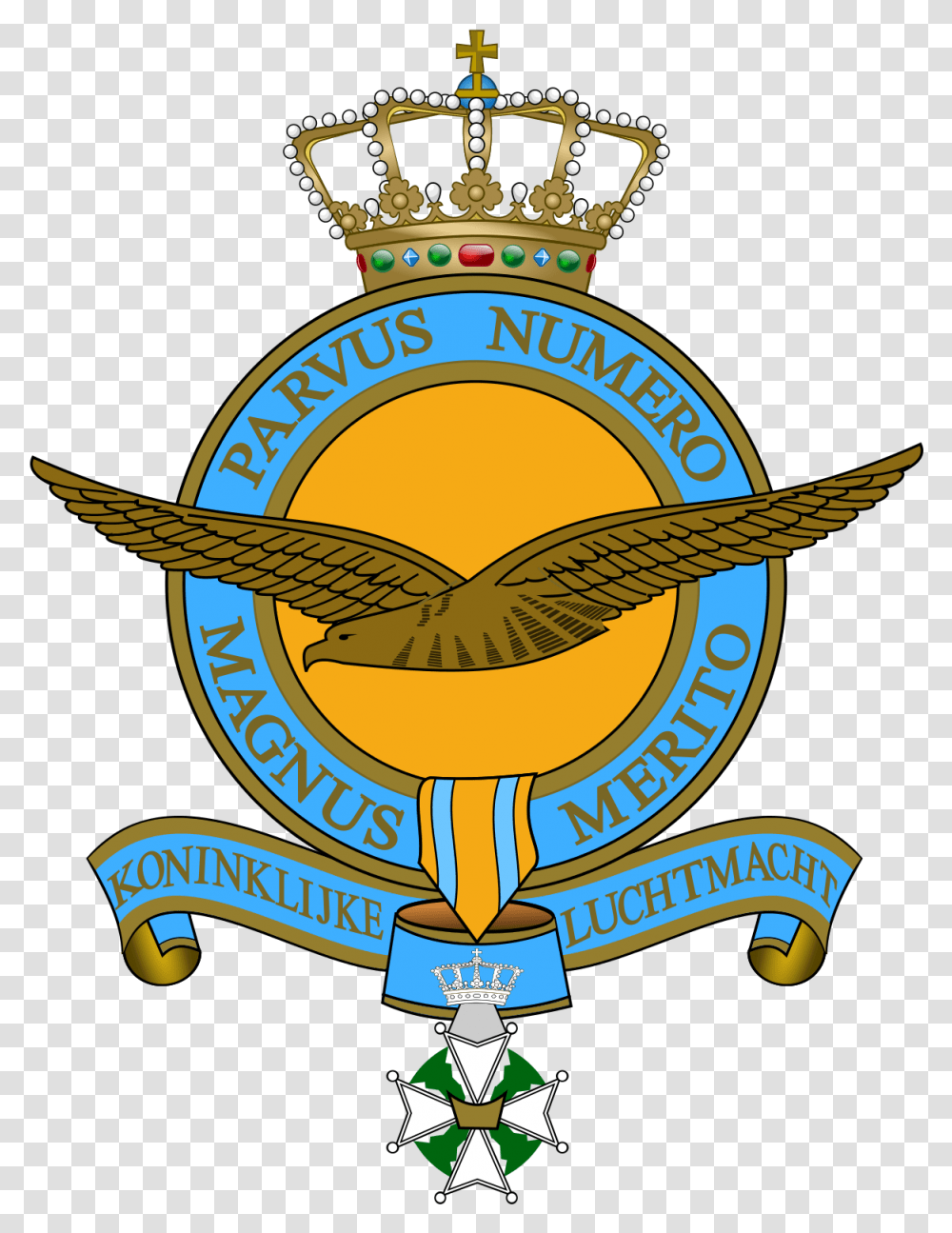 Air Force Clipart Powerpoint Royal Netherlands Air Force, Logo, Trademark, Emblem Transparent Png