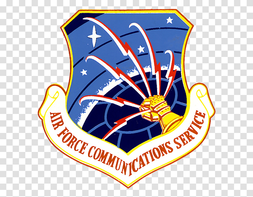 Air Force Communications Service Air Mobility Command Emblem, Logo, Trademark, Flag Transparent Png