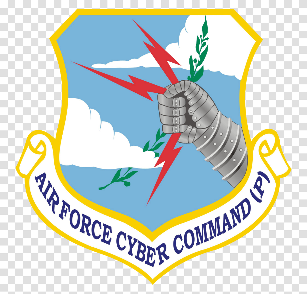 Air Force Cyber Command, Emblem, Logo, Trademark Transparent Png