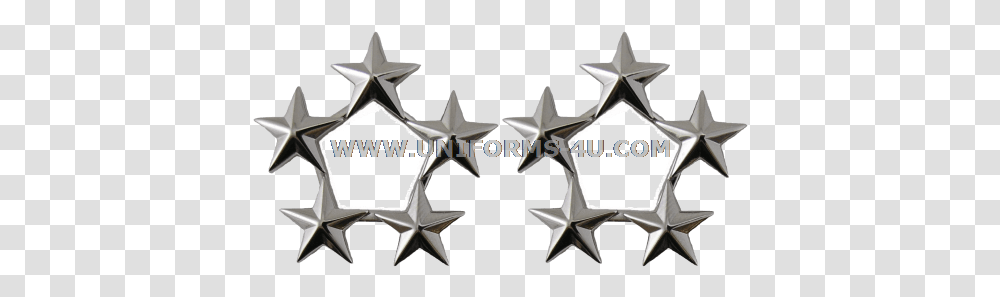 Air Force Or Fleet Admiral 5 Us Army 5 Star General Rank, Cross, Symbol, Star Symbol, Wand Transparent Png