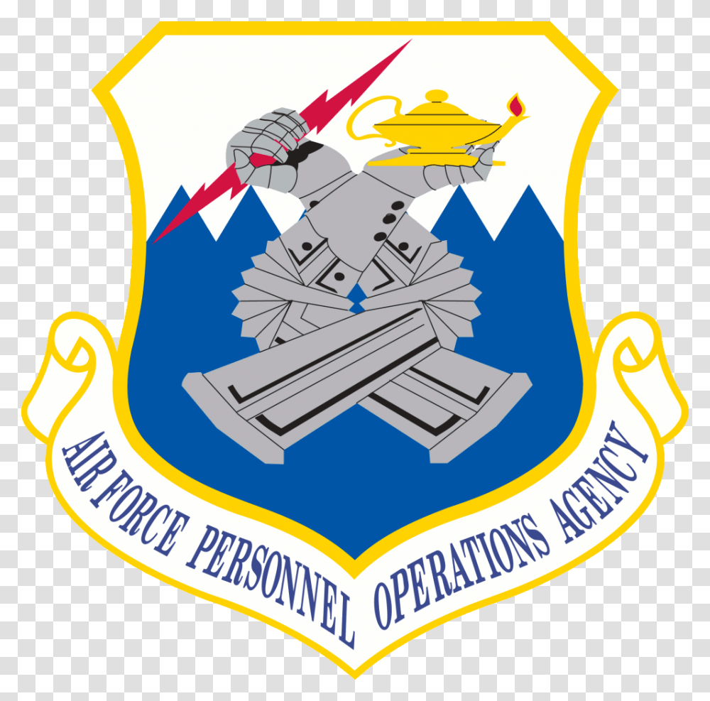 Air Force Personnel Operations Agency, Emblem, Logo, Trademark Transparent Png