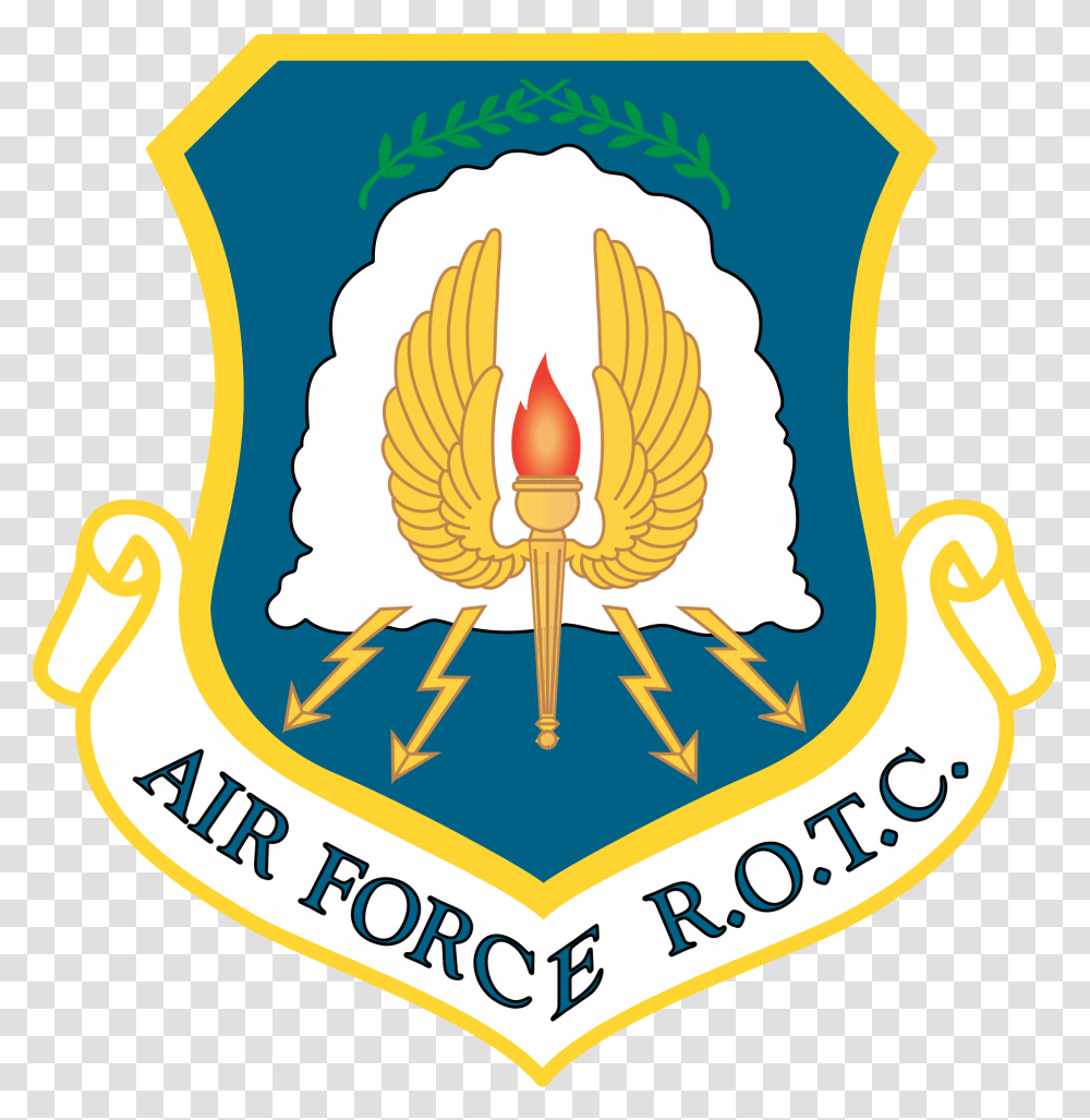 Air Force Rotc Shield, Logo, Trademark, Emblem Transparent Png