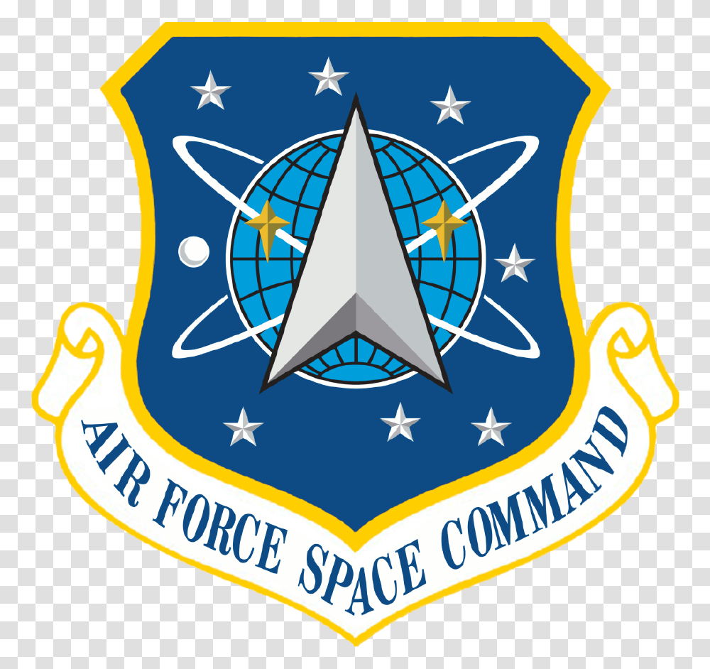 Air Force Space Command Air Force Space Logo, Symbol, Trademark, Emblem, Airplane Transparent Png
