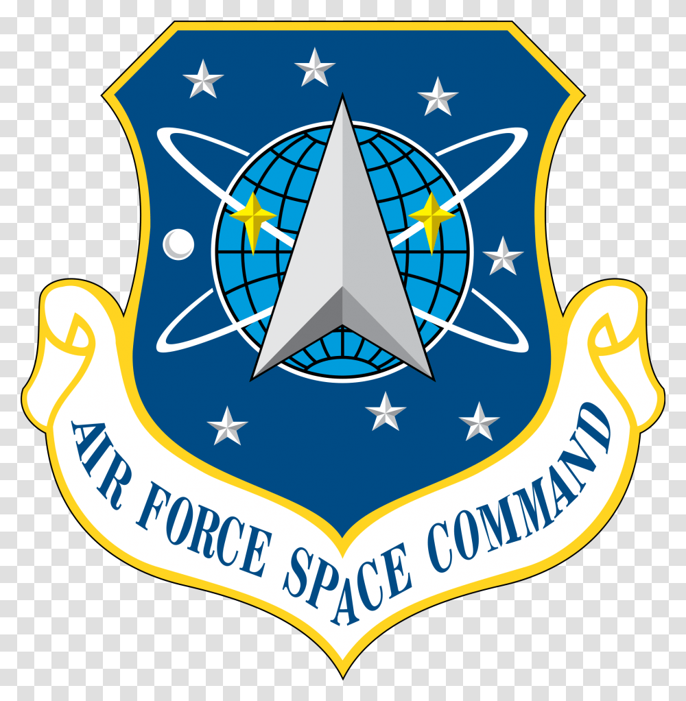 Air Force Space Command Logo, Emblem, Star Symbol, Trademark Transparent Png
