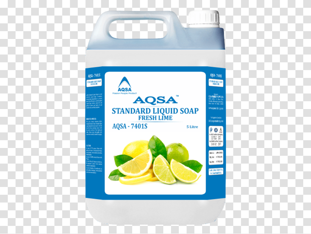 Air Freshener 5 Litre Label, Citrus Fruit, Plant, Food, Lime Transparent Png