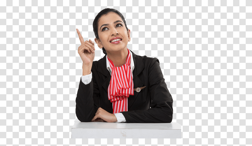 Air Hostess Training Slide Image Businessperson, Female, Suit, Overcoat Transparent Png