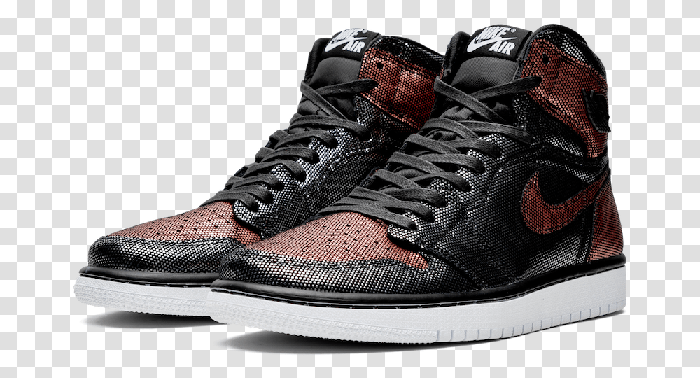Air Jordan 1 Fearless, Shoe, Footwear, Apparel Transparent Png