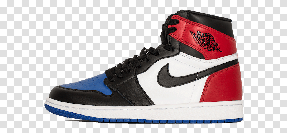 Air Jordan 1 Top Three What The Air Jordan 1 Usa, Shoe, Footwear, Apparel Transparent Png