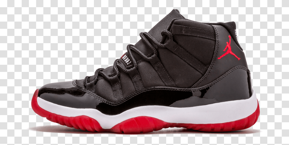 Air Jordan 11 Clipart Stock Jordan Bred, Apparel, Shoe, Footwear Transparent Png