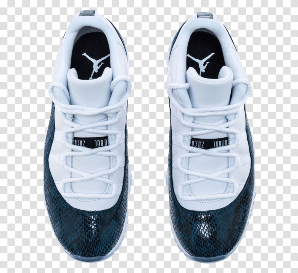Air Jordan 11 Low Blue Snakeskin 2019 Hall Of Sneakz, Apparel, Shoe, Footwear Transparent Png