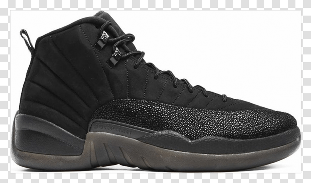 Air Jordan 12 Ovo Black, Shoe, Footwear, Apparel Transparent Png