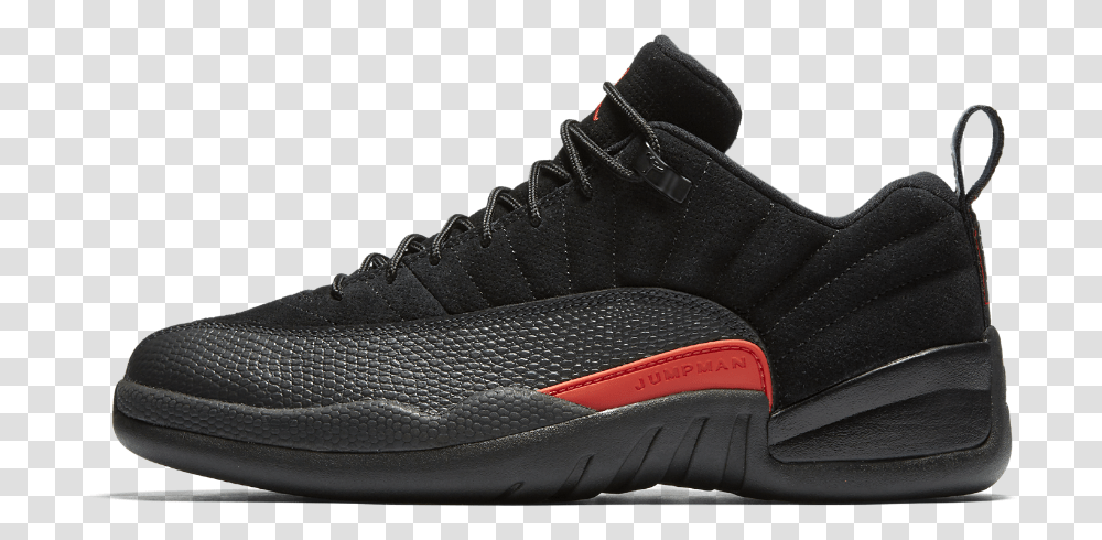 Air Jordan 12 Retro Low Men's Shoe By Nike Size Jordan 12 Black Lows, Footwear, Apparel, Running Shoe Transparent Png