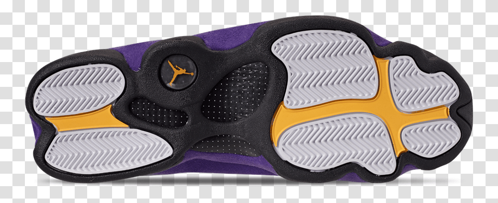 Air Jordan 13 Lakers 105 2019 Hall Of Sneakz, Apparel, Shoe, Footwear Transparent Png