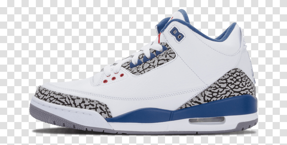 Air Jordan 3 Retro True Blue Jordan True Blue, Shoe, Footwear, Apparel Transparent Png