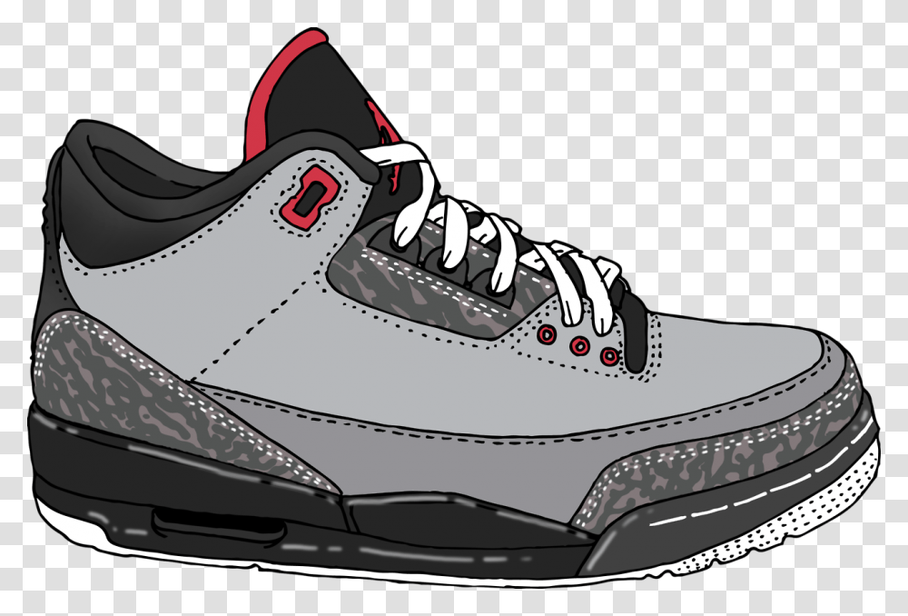 Air Jordan 3 Stealth Sneakers, Shoe, Footwear, Apparel Transparent Png
