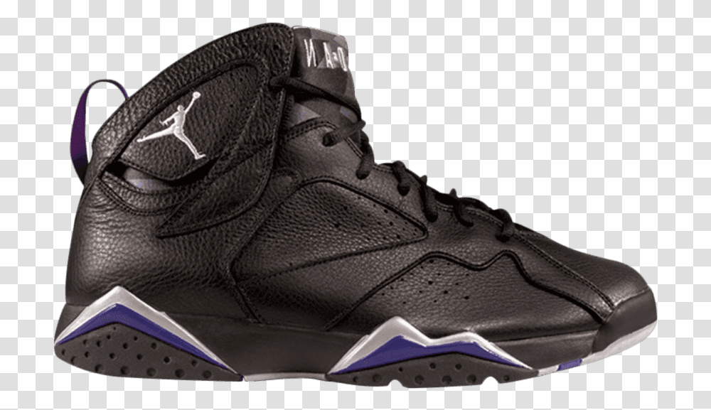 Air Jordan 7 Retro Ray Allen Bucks Away Basketball Shoe, Footwear, Apparel, Running Shoe Transparent Png