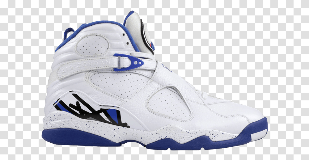 Air Jordan 8 Blue, Shoe, Footwear, Apparel Transparent Png