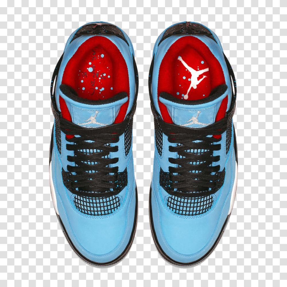 Air Jordan Iv Travis Scott Dope, Apparel, Shoe, Footwear Transparent Png