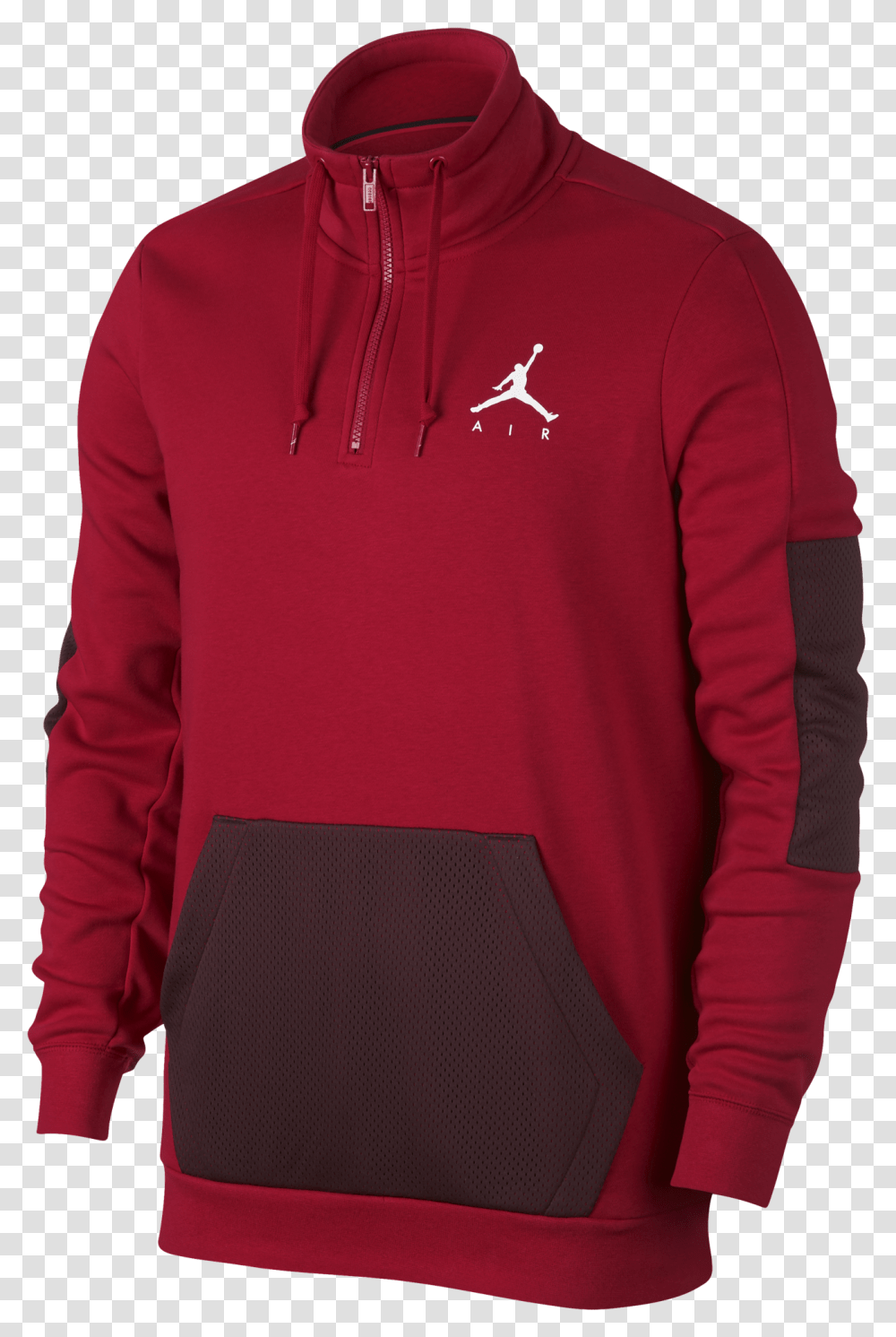 Air Jordan Jumpman Hybrid Fleece Hoodie Jordan Jumpman Air Fleece Pullover Hoodie Red, Apparel, Sweatshirt, Sweater Transparent Png