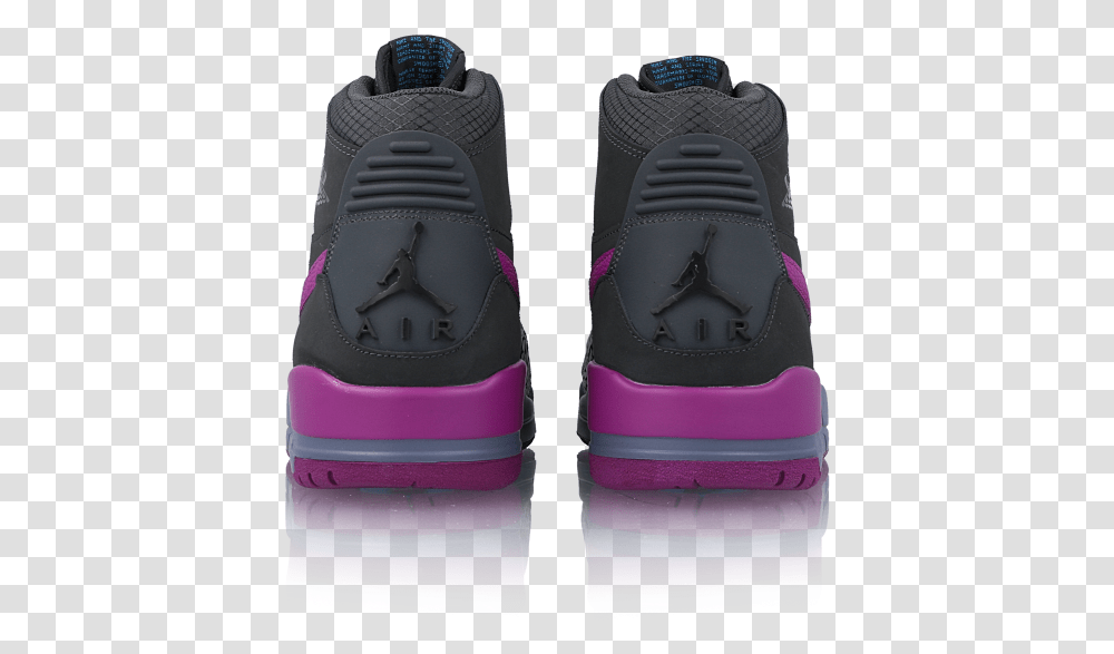 Air Jordan Legacy 312 Grey Purple Sneakers, Apparel, Shoe, Footwear Transparent Png