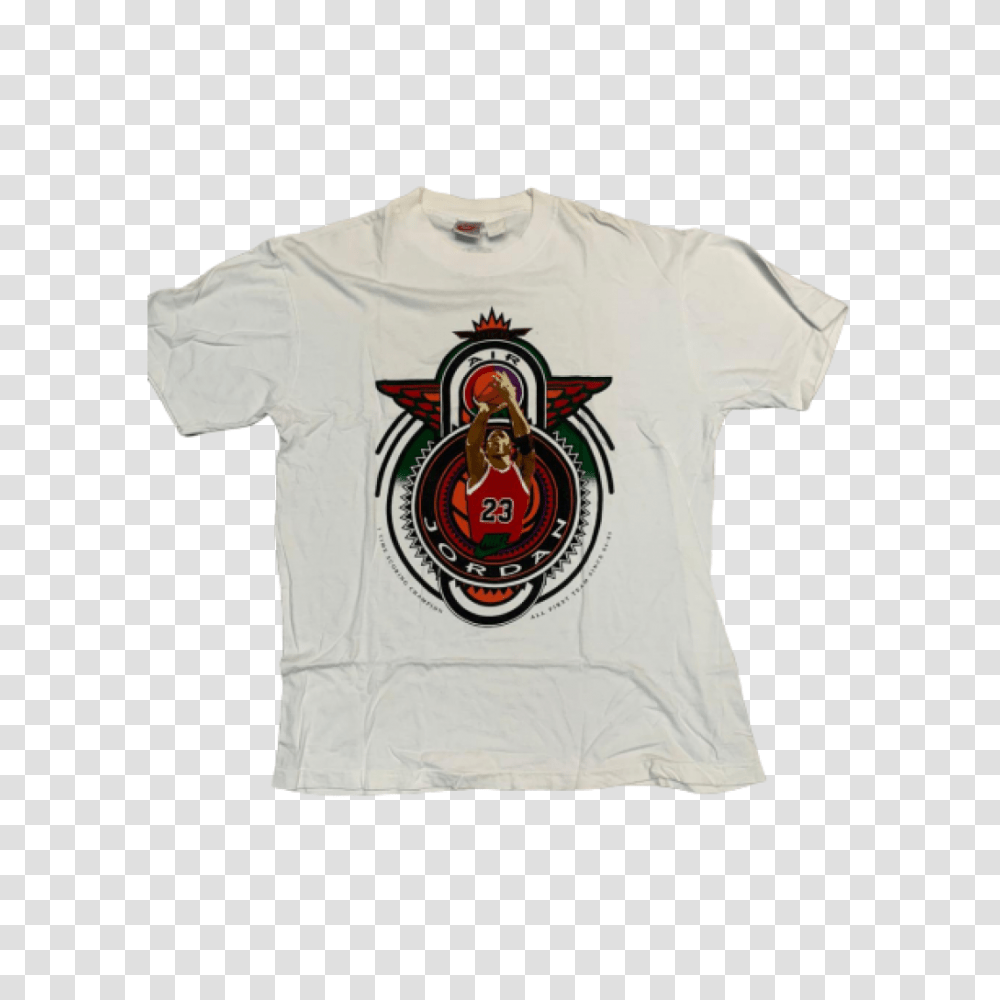 Air Jordan Logo Nike Vintage Tee By Youbetterfly Active Shirt, Clothing, Apparel, T-Shirt, Sleeve Transparent Png