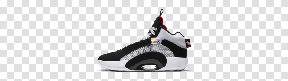 Air Jordan Xxxv Pf Basketball Shoe Cq4228 001, Clothing, Apparel, Footwear, Sneaker Transparent Png