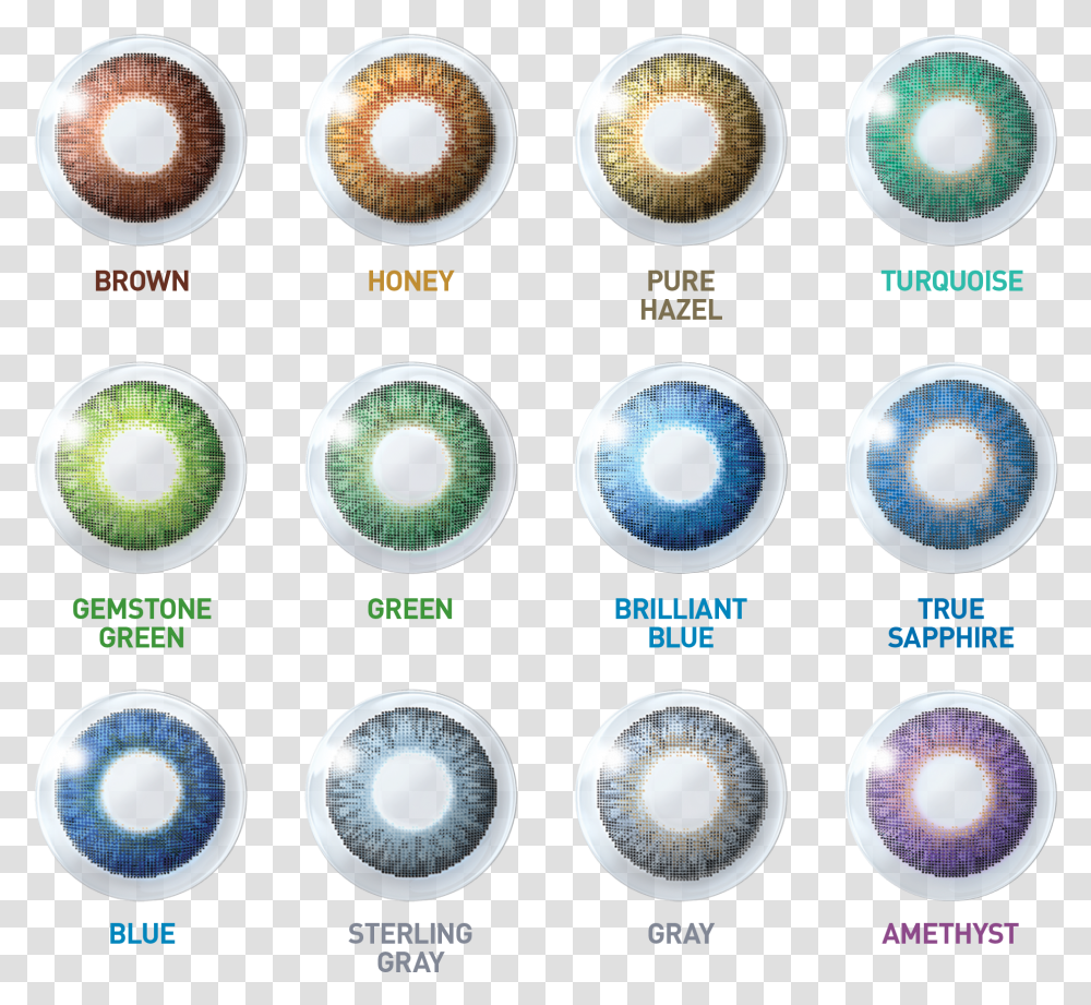 Air Optix Colors Rainbow Pack Contact Contactsforless Air Optix Hydraglyde Multifocal, Porcelain, Pottery, Dish Transparent Png