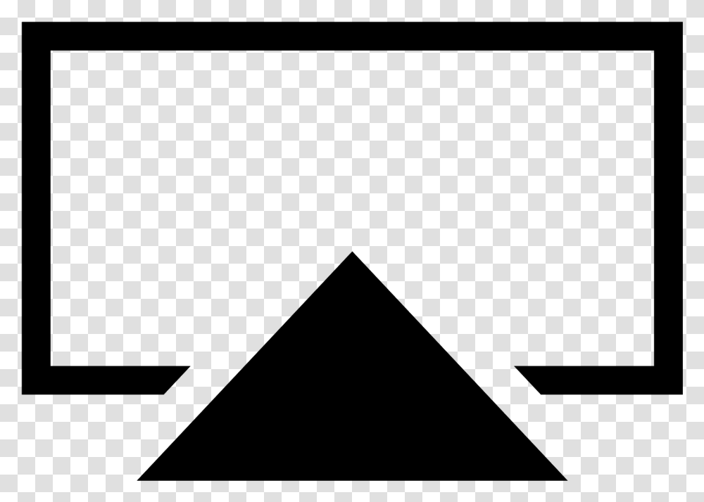 Air Play Icon Triangle, Gray, World Of Warcraft Transparent Png