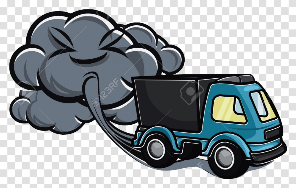 Air Pollution In Hk Car Pollution Smoke From Vehicles Clipart, Transportation, Automobile, Fire Truck, Kart Transparent Png