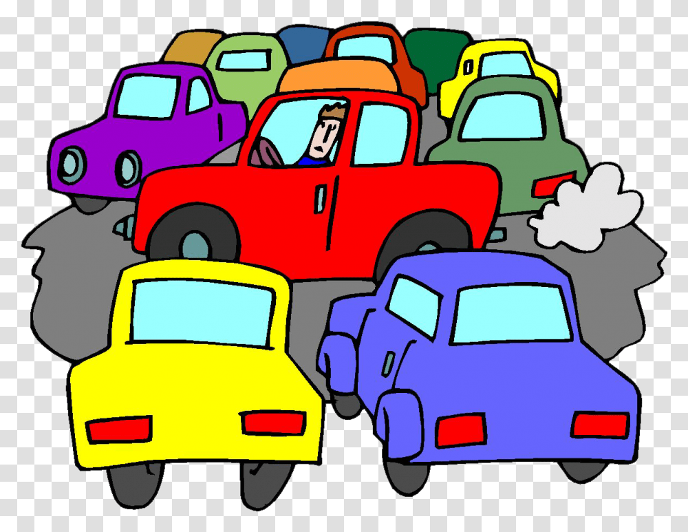 Air Pollution Traffic Clip Art, Car, Vehicle, Transportation, Automobile Transparent Png