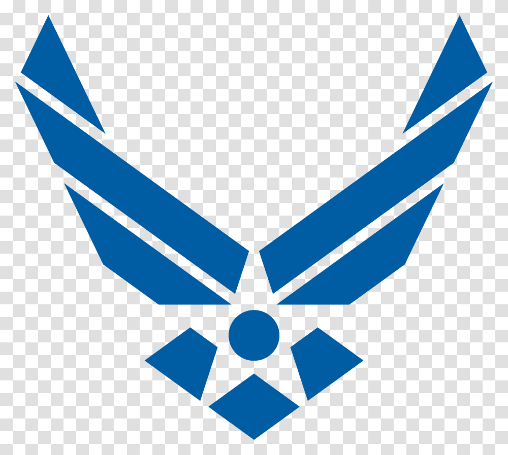 Air Space Forces Intellectual Us Air Force Logo, Symbol, Trademark, Emblem, Star Symbol Transparent Png
