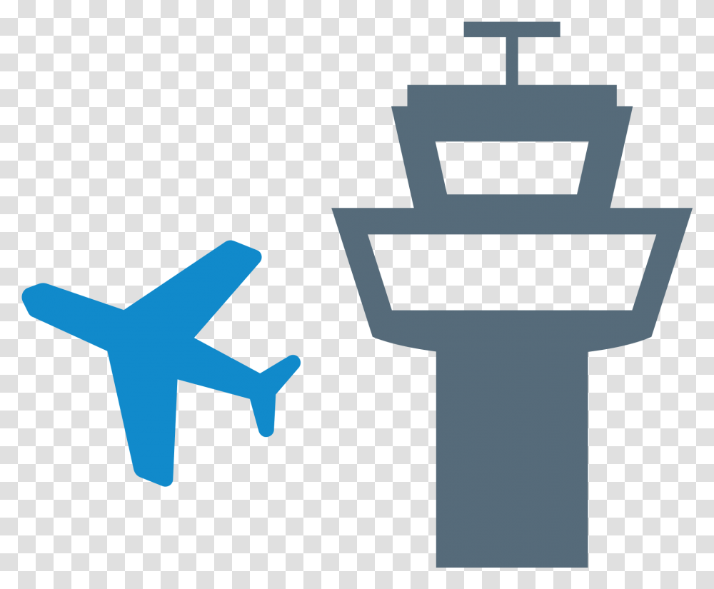 Air Traffic Control Icon Clipart Download Air Traffic Control Icon, Cross, Light, Architecture Transparent Png